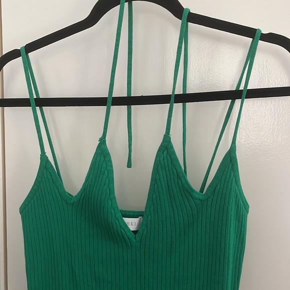 Meshki Green Knit Midi Dress - Picture 2 of 6